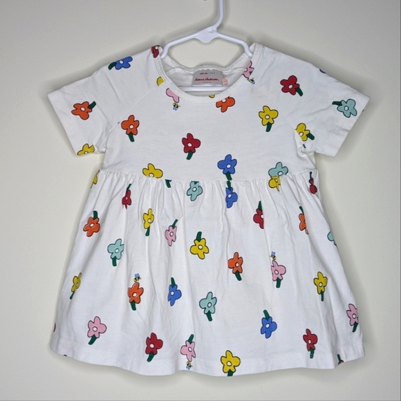 Hanna Andersson Flower Print Shirt 100 4 - Picture 1 of 6